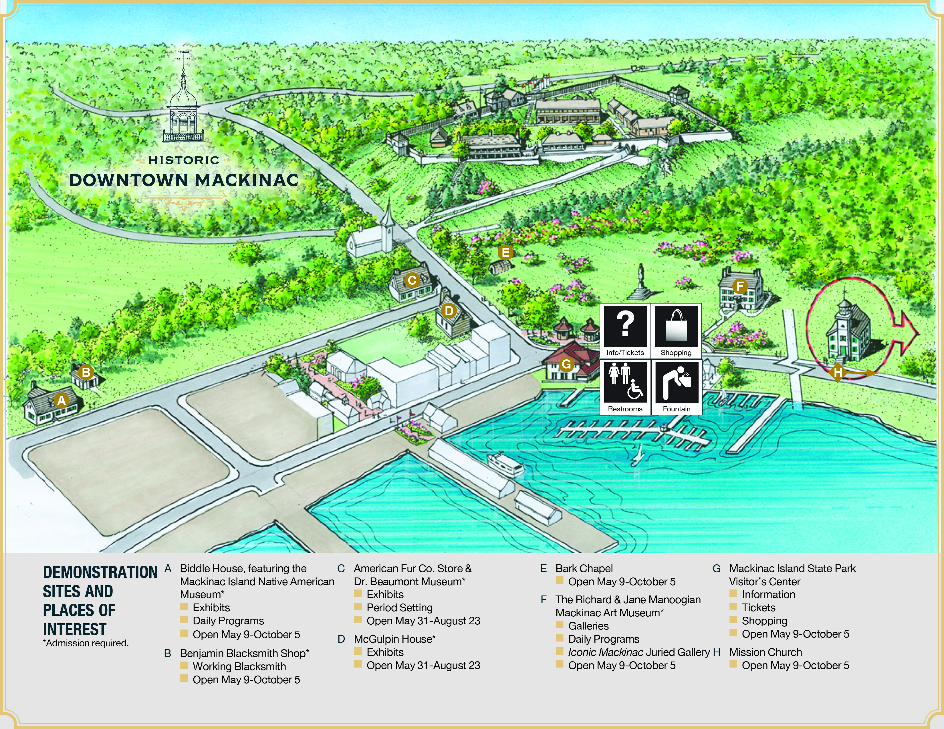 Historic Downtown Map