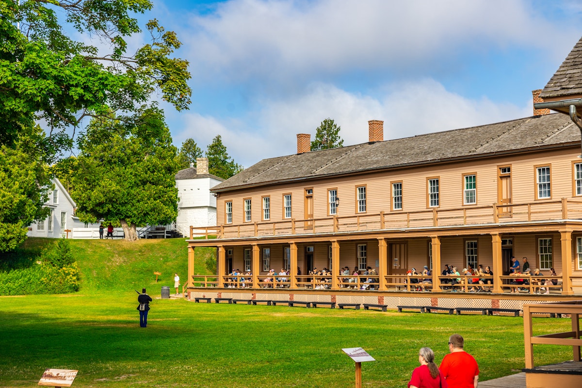 Photo of People of Fort Mackinac Program