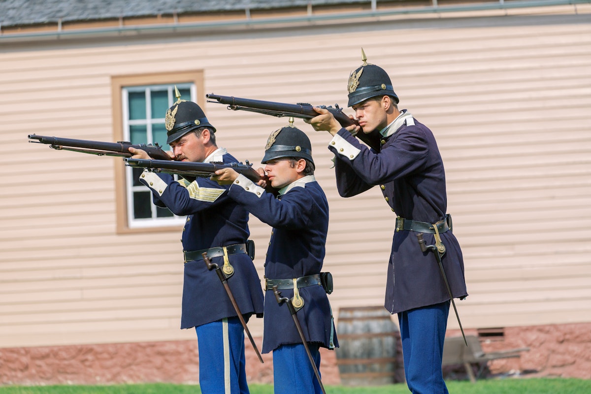 Photo of Rifle Firing Demonstration followed by The Army of the 1880s Program