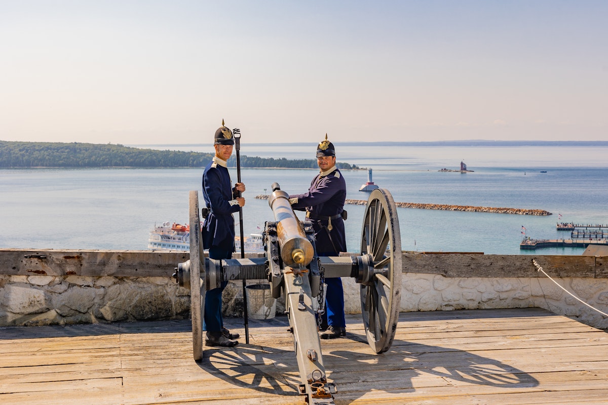 Photo of Cannon Firing Demonstration followed by Mackinac National Park Program
