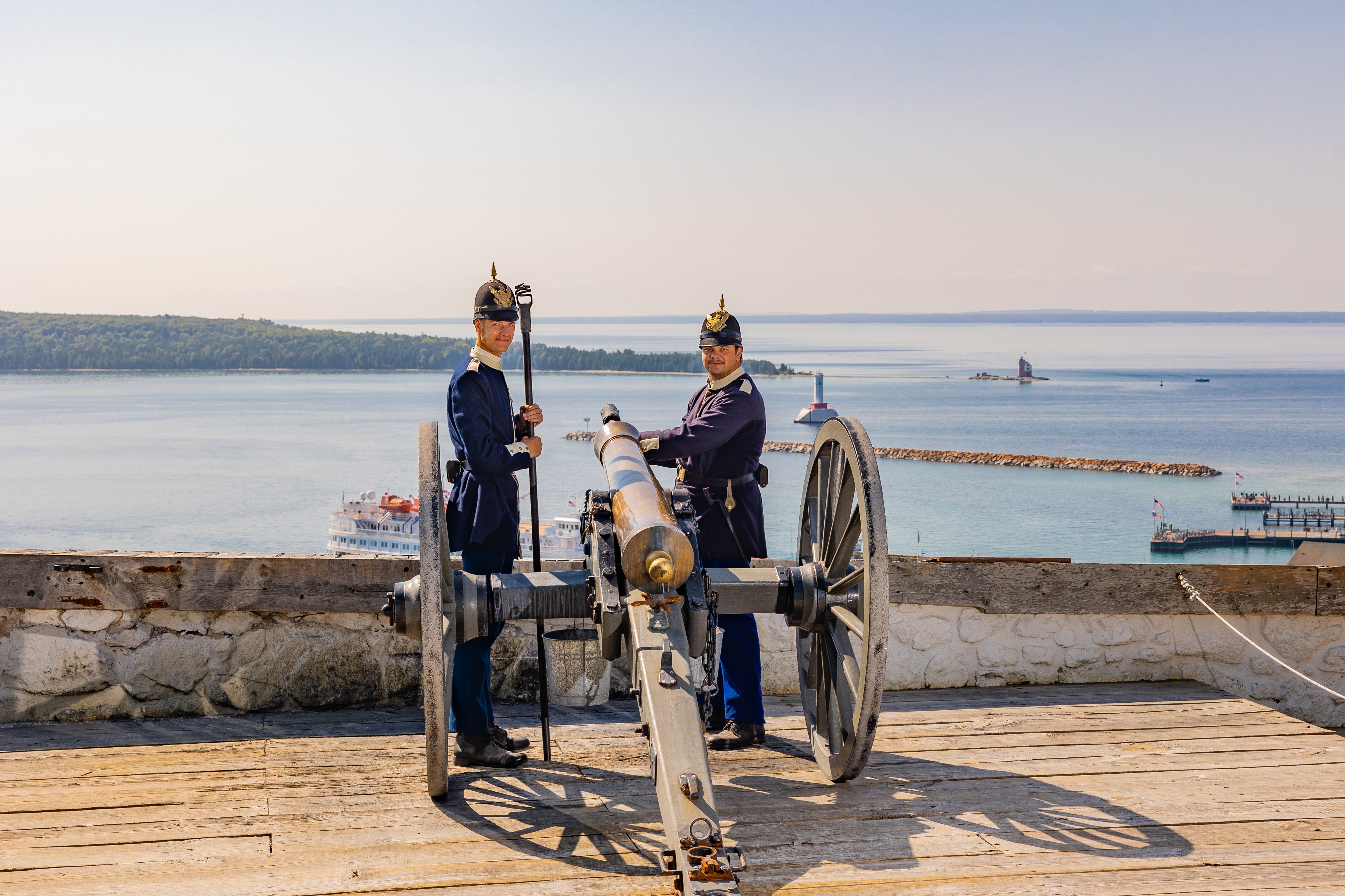 Photo of Cannon Firing Demonstration followed by Mackinac National Park: 150 Program