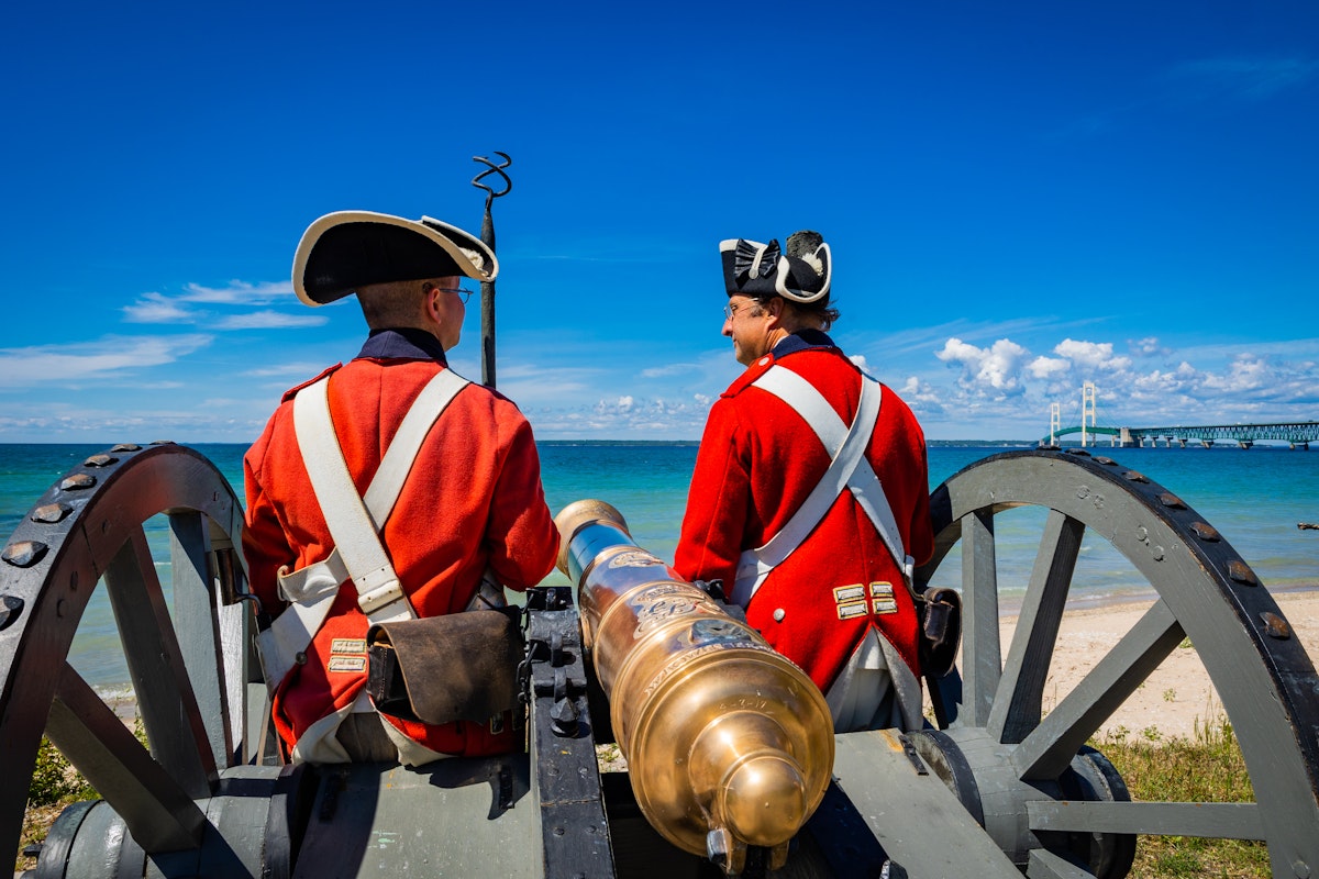 Photo of Morning Cannon Salute/Colonial Michilimackinac Open