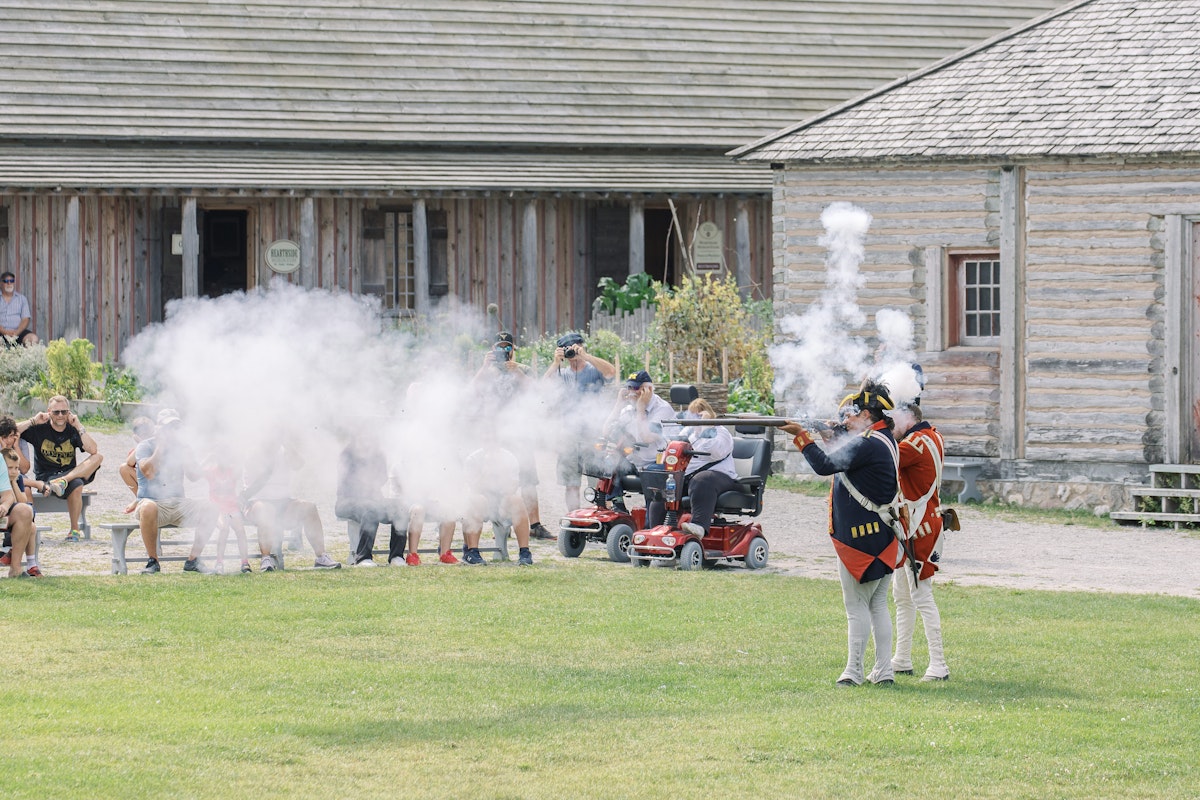 Photo of Musket Firing Demonstration