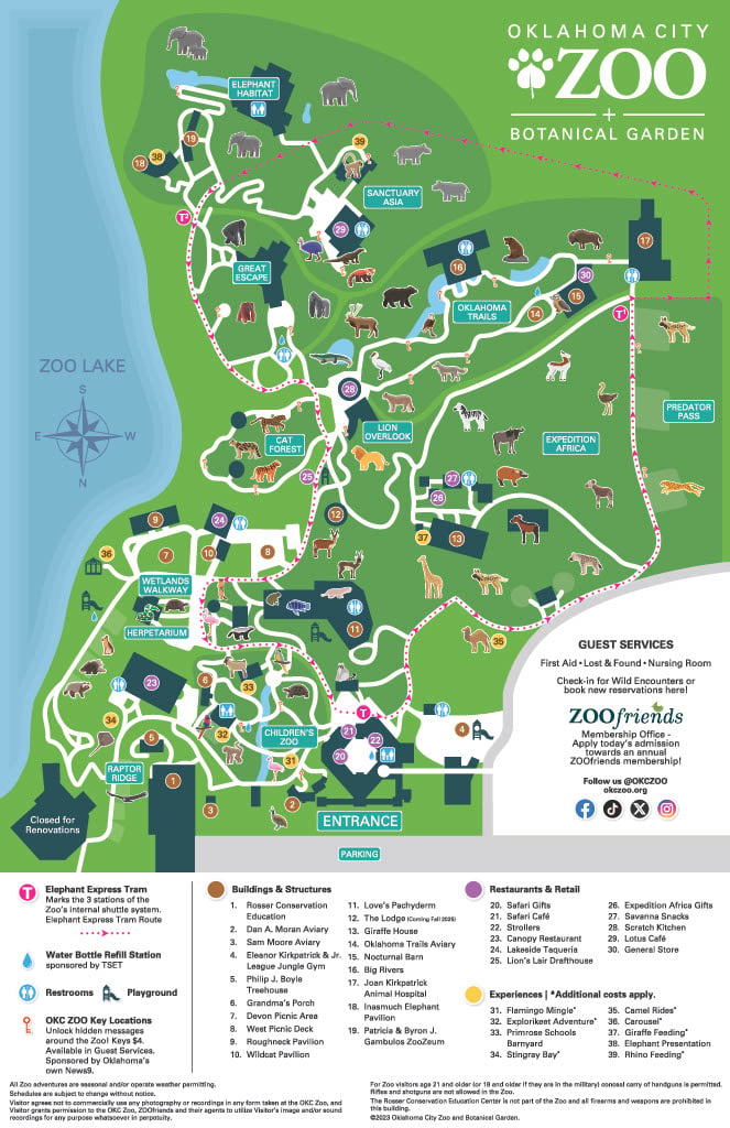 Atlanta Zoo Map